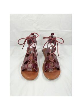 American Eagle Brick Red Strappy Gladiator Sandals Women's Size 8